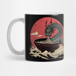 Dragon eating ramen Mug